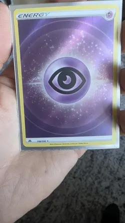 Pokemon TCG Psychic Energy Crown Zenith Full Art Holo Card 156/159 - Image 1