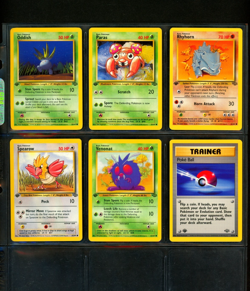 1999 Pokemon 1ST EDITION Jungle Set NEAR COMPLETE Non Holo COMMON Cards Lot NM - Image 3