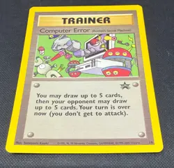 POKEMON CARD COMPUTER ERROR TEAM ROCKETS MACHINE BLACK STAR PROMO 16 NEAR MINT - Image 2