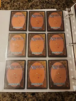 Vintage Magic The Gathering Binder Collection Card Lot MTG 1993-2003 Rares - Image 2