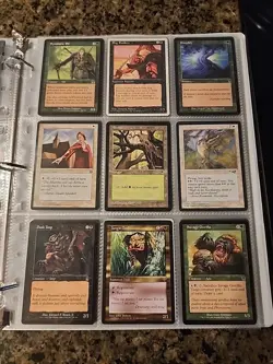 Vintage Magic The Gathering Binder Collection Card Lot MTG 1993-2003 Rares - Image 4