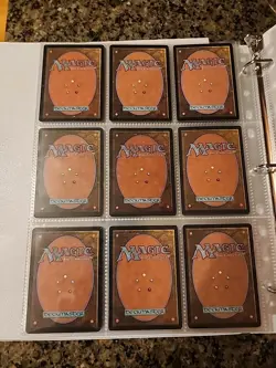 Vintage Magic The Gathering Binder Collection Card Lot MTG 1993-2003 Rares - Image 5