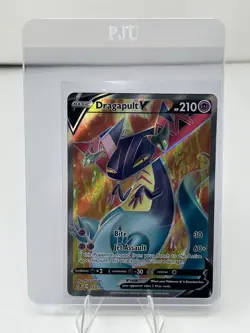 Dragapult V 183/192 - Rebel Clash - Full Art Ultra Rare - NM Pokemon Card - Image 1