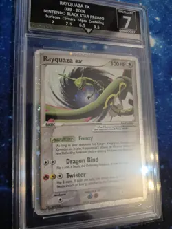 Pokemon Rayquaza EX 039 TCG Black Star Promo Get Graded 7 Excellent Rare Card - Image 2