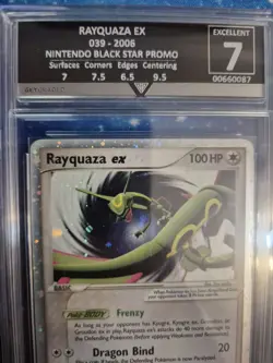 Pokemon Rayquaza EX 039 TCG Black Star Promo Get Graded 7 Excellent Rare Card - Image 4