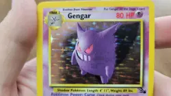 Pokemon Fossil Gengar Holo Rare Card 5/62 Mod Play - Light Play Free Shipping - Image 2