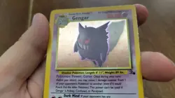 Pokemon Fossil Gengar Holo Rare Card 5/62 Mod Play - Light Play Free Shipping - Image 4