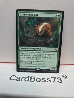 🌟 Badgermole Cub Avatar: The Last Airbender Regular M 0167 + One Foil Card Free - Image 1