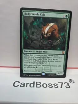 🌟 Badgermole Cub Avatar: The Last Airbender Regular M 0167 + One Foil Card Free - Image 2