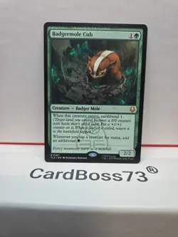 🌟 Badgermole Cub Avatar: The Last Airbender Regular M 0167 + One Foil Card Free - Image 3