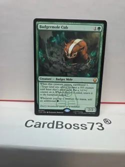 🌟 Badgermole Cub Avatar: The Last Airbender Regular M 0167 + One Foil Card Free - Image 4