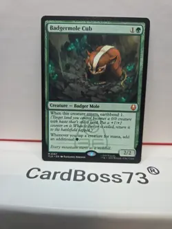 🌟 Badgermole Cub Avatar: The Last Airbender Regular M 0167 + One Foil Card Free - Image 5