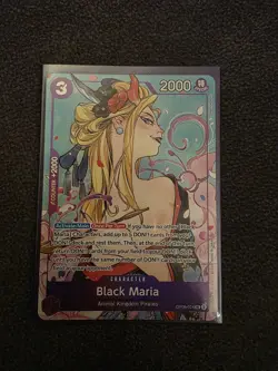 One Piece Card Game Black Maria OP08-074 Illustration Vol.2 Promo - Image 1
