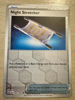 Pokemon TCG Night Stretcher 061/064 Shrouded Fable Reverse Holo Trainer Card - Image 1