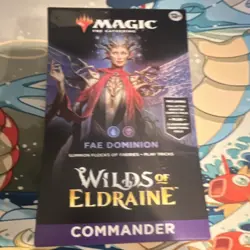 Magic: The Gathering Wilds of Eldraine Fae Dominion Deck Wizards Tegwyll - Image 1