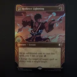 Redirect Lightning [Showcase Foil] #343 Magic Avatar: The Last Airbender - Image 1