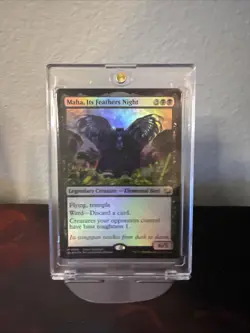 MINT Condition Maha, Its Feathers Night MTG Bloomburrow Foil - Image 1