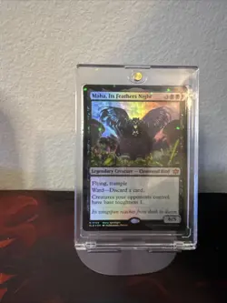 MINT Condition Maha, Its Feathers Night MTG Bloomburrow Foil - Image 2