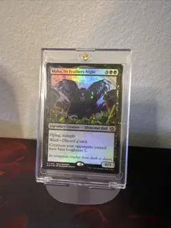 MINT Condition Maha, Its Feathers Night MTG Bloomburrow Foil - Image 3