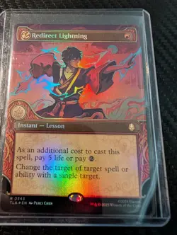 Redirect Lightning (Showcase) Avatar: The Last Airbender Foil - Image 1