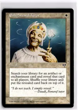 Enlightened Tutor Mirage 14 MP x1 MTG Magic: the Gathering - Image 1