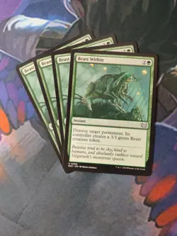 Beast Within x 4 | 7% Off 2+ | Duskmourn | NM | MTG - Image 1
