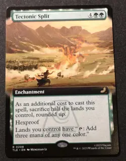 Tectonic Split - Extended Art - TLE - MTG - EN - NM - 0208 - Image 1