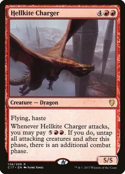 Hellkite Charger - Commander 2017, LP [Magic MTG] - Image 1