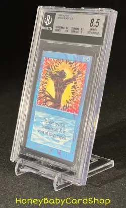 MTG Limited Edition Alpha 1993 Spell Blast BGS 8.5Q+ (Baby Quad+) NM/MT+ 93/94 - Image 3
