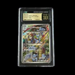 Pokemon JP Slab Machoke 151 Art Rare Holo 177/165 CGC 10 Pristine 2023 - Image 1
