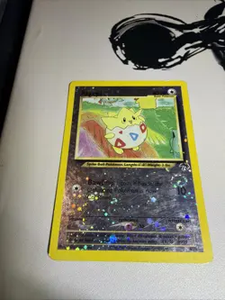 Pokemon TCG Togepi Southern Islands 4/18 Promo Reverse Holo SWIRL - Image 4