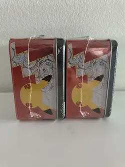 Pokemon 25th Anniversary Celebrations Collector’s Chest Lunch Box Lot Of 2 - Image 3