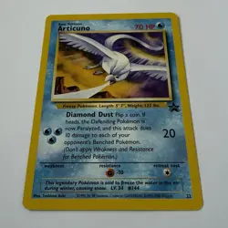 Articuno Pokemon Wizards of the Coast Exclusive Black Star Promo #22 1999 - Image 2