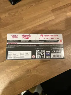Pokemon Center White Flare ETB Elite Trainer Box Factory Sealed - SLIGHT RIP - Image 5