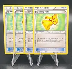 4X Pokemon TCG Sparkling Robe Trainer XY Furious Fists 99/111 Playset NM - Image 1
