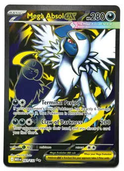 Mega Absol ex 161/132 - Pokemon TCG - Mega Evolution Ultra Rare Holo - M/NM - Image 1