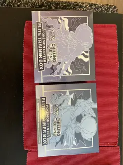 Pokemon Center Exclusive Chilling Reign Elite Trainer Box ETB Set of 2 - Image 2