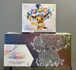 Pokemon Prismatic Evolutions Super Premium Collection Box And Elite Trainer Box - Image 1