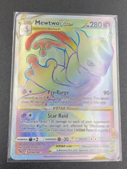 Mewtwo VSTAR (Secret) 079/078 Pokemon GO Holo - Image 5