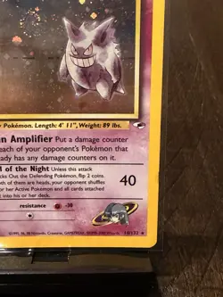 Sabrina's Gengar 014/132 Gym Heroes Holo 1st Edition Pokemon TCG - Image 4