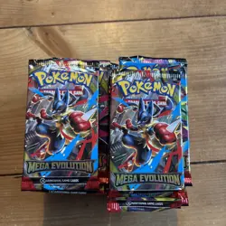 Pokemon Mega Evolution - Booster 18 Packs Open - Used - Image 1