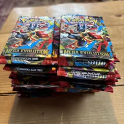 Pokemon Mega Evolution - Booster 18 Packs Open - Used - Image 2