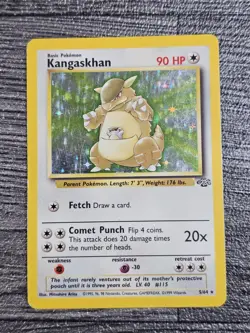 Kangaskhan 5/64 Jungle Set Holo Rare Pokemon WOTC MP/Played - Image 1
