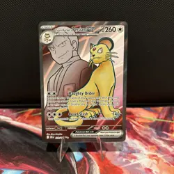 Pokemon TCG ‘Team Rockets Persian ex 219/182’ Destined Rivals - Image 1