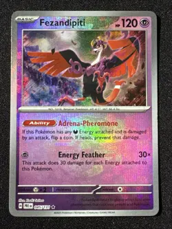 Fezandipiti 45/131 Master Ball Prismatic Evolutions PRE -Near Mint- Pokemon TCG - Image 1