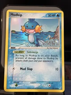 2006 Pokemon Mudkip Holo (ex Crystal Guardians) 57/100 - Image 1