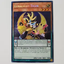 Lunalight Tiger - RA04-EN020 - NM - Secret Rare - 1st ed - Yugioh - Image 1
