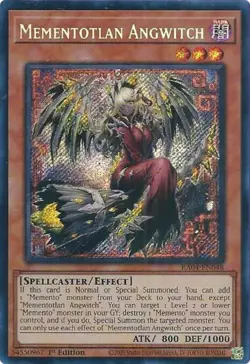 Yugioh! Mementotlan Angwitch - RA04-EN048 - Secret Rare - 1st Edition Near Mint, - Image 1