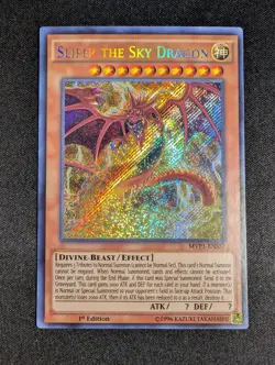 Yugioh - Slifer the Sky Dragon MVP1-ENS57 1st Edition Secret Rare NM - Image 1