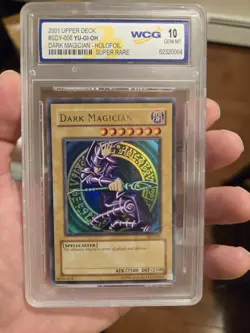 YUGIOH WCG 10 Dark Magician SDY-006 Ultra Rare HOLO 2001 Upper Deck - Image 3